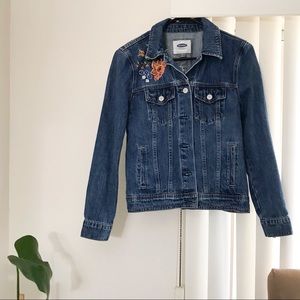 Embroidered Denim Jacket